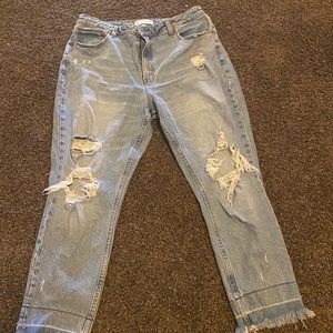 Abercrombie mom jeans